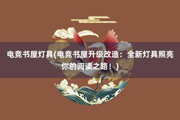 电竞书屋灯具(电竞书屋升级改造：全新灯具照亮你的阅读之路！)