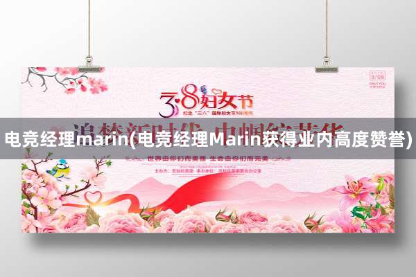 电竞经理marin(电竞经理Marin获得业内高度赞誉)